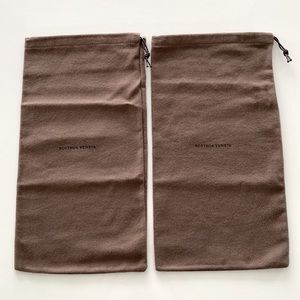 Bottega Veneta Dust Bags Set of 2 New